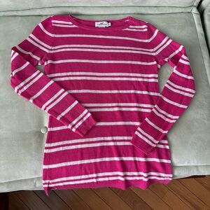 Vineyard Vines Pink and White Knit Sweater